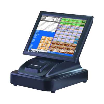 10.1"12" 15"7" touch screen cash register /POS terminals with barcode scanner thermal printer