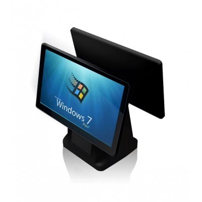 all in one 15.6'' touch pos system /POS terminal/ POINT OF SALE/ Cash registers with 15.6inch customer display,printer